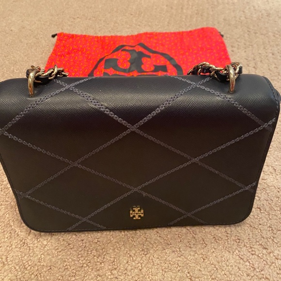 Tory Burch Handbags - Navy Tory Burch Crossbody